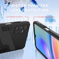 thumbnail image 2 of Allytech Armor Case for Samsung Galaxy A15, Built-in Invisible Kickstand, Camera Screen Protection, Slim Lightweight Four Corners Drop Protection Shockproof Rugged PC Back Case - Black, 2 of 8