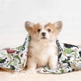 thumbnail image 2 of JUNZAN Waterproof Pet Blanket Dog Blankets, Dinosaur Pattern Printing Super Soft Warm,Urine Proof Washable Pet Blanket, 2 of 5