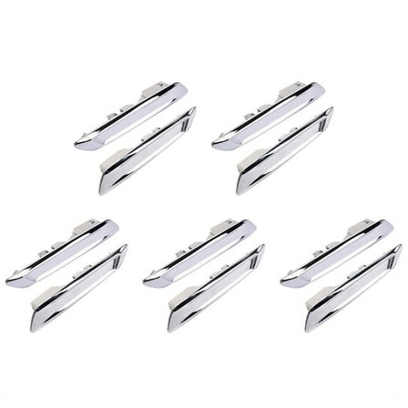 10x Car Front Left & Right Chrome Trim Molding For- F10 F11 528I 535I 51137336645 51137336646