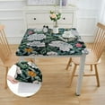 thumbnail image 2 of HAOXIT  Fall Tablecloth, Handblock Floral Table Cloth Linen for Kitchen Dining I Parties Wedding Outdoors Christmas Thanksgiving I Fall Home Decor white, 2 of 7