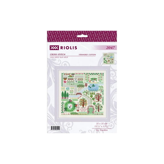 Riolis Cross Stitch Kit Garden