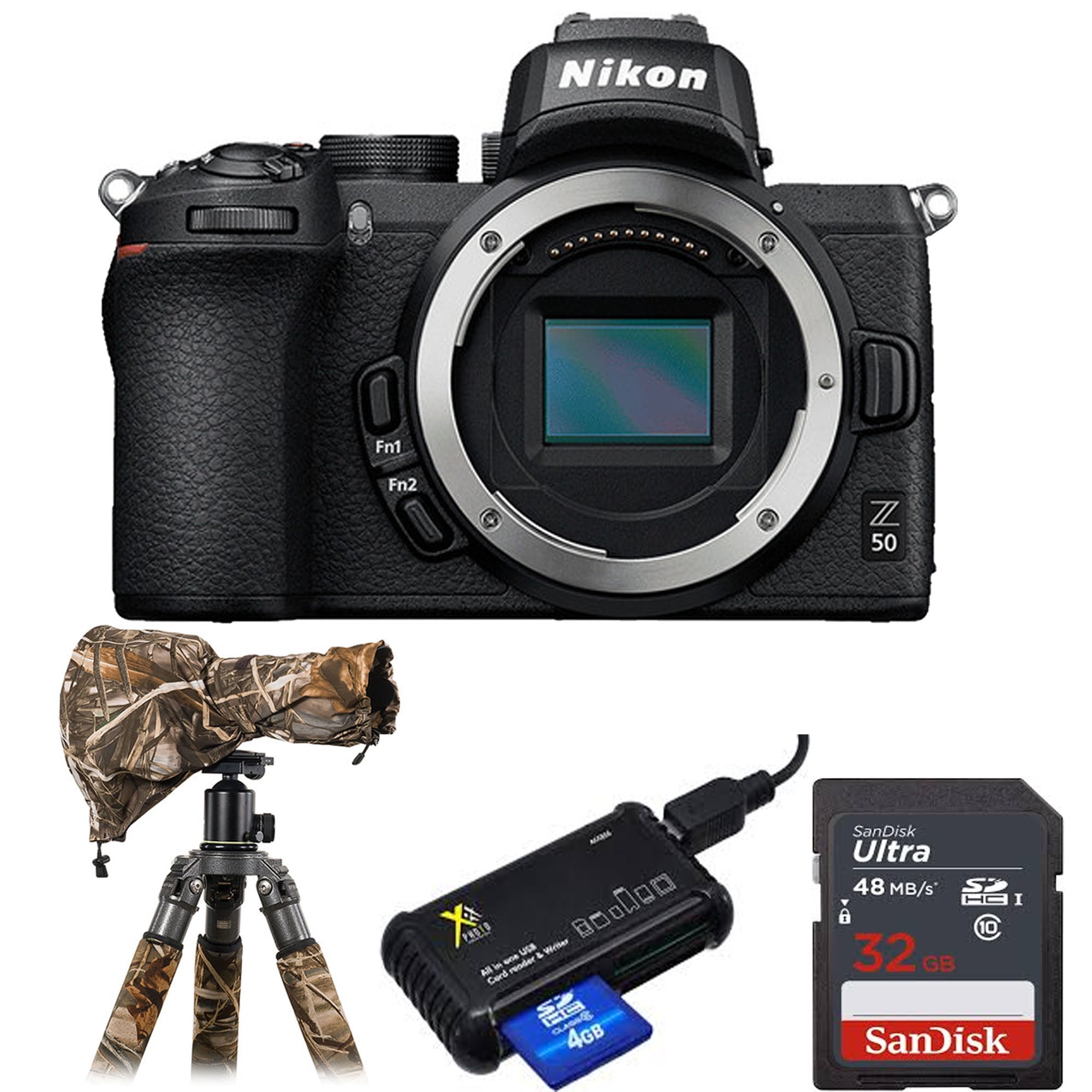 Nikon Z50 Mirrorless Digital Camera (Body Only) with Rain Protection