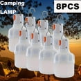 thumbnail image 3 of 8-Pack Rechargeable LED Camping Lanterns with Hook, Matte ABS Flashlight - Heavy-Duty Portable Suitable for Emergency,, Climbing, Commercial Use, Ceiling Wall Mountable, Low Voltage, 3 of 10