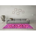 thumbnail image 3 of Ahgly Company Indoor Square Persian Pink Traditional Area Rugs, 4' Square, 3 of 4