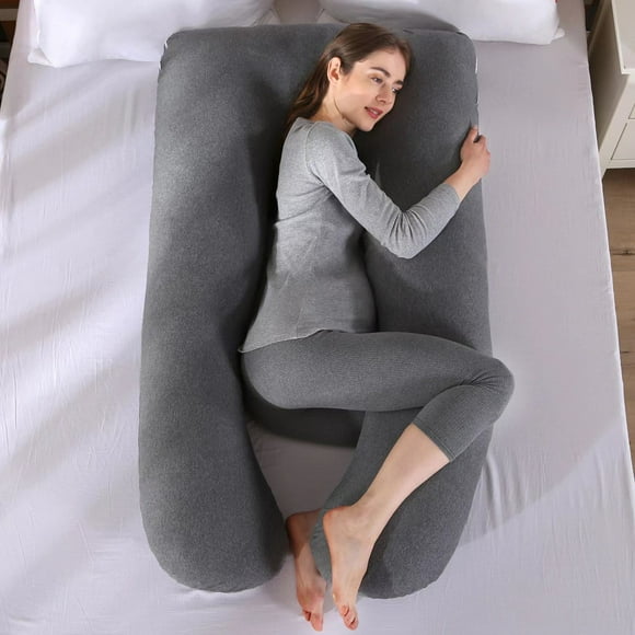 CradlePlanet Pregnancy Pillow, Maternity Pillow, U-Shape, With Extra Cotton than regular pillows, Fuller, high Quality