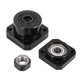 thumbnail image 2 of pieza de lado fijo FK10 + 1 pieza de lado flotante FF10 para piezas de husillo de bolas SFU1204 Husillo de bolas 1204 Fk/Ff10 negro, 2 of 5