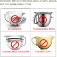 thumbnail image 2 of FNNMNNR Pouring Shield Universal Pouring Chute for KitchenAid Bowl-Lift Stand Mixer Attachment/Accessories, 2 of 6