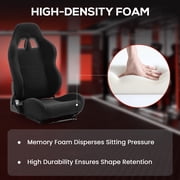 Supllueer 3060 Aluminum Racing Cockpit With Comfortable Black Seat & Monitor Stand,Fits For Thrustmaster Logitech G920 Fanatec.Excluding electronic devices