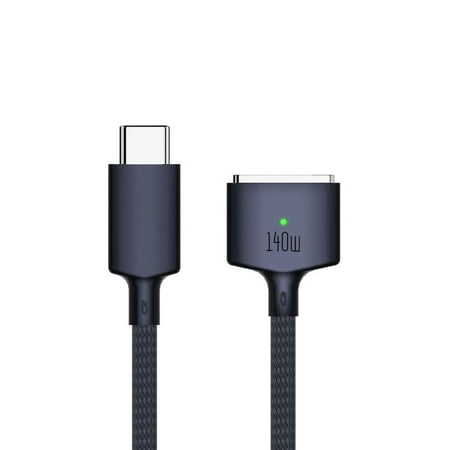 2M USB Type C to Magsafe 3 Magnetic Charger Cord Laptop Charging Cable Converter PD 140W for MacBook Air/Pro A2442 A2485 A2681 Navy Blue