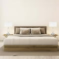 thumbnail image 2 of Finesse Decor Modern Unity Table Lamp with USB Charger, Silver, 2 of 5