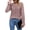 Leather Powder, variant on Womens Lace V Neck Puff Long Sleeve Eyelet Tops Dressy Business Casual Work Shirts Blouse Leather Powder L