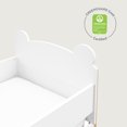thumbnail image 6 of Storkcraft Teddy Bear Toddler Bed, White with Driftwood, 6 of 14