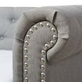 thumbnail image 7 of Baxton Studio Mabelle Contemporary Kids Nailhead Trim Twin Size Daybed with Trundle, Gray, 7 of 7
