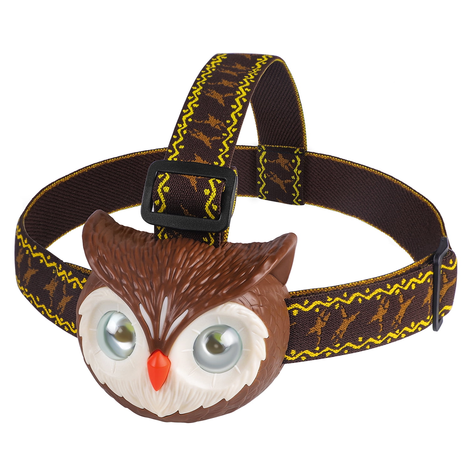 Animated Owl toddler Toys Owl LED Headlamp Flashlight with Elastic Headbands 