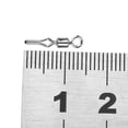 thumbnail image 4 of LHCER 100 Pcs Émerillons Roulants en Acier Inoxydable Durables Connecteurs de Leurres Matériel de Pêche, Émerillon Roulant de Pêche, Émerillon de Baril, 4 of 7