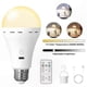 thumbnail image 3 of Rechargeable LED Bulbs with Remote Control E26 Battery-Powered Smart 3-Color Changing Light, 3 of 5