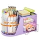 thumbnail image 1 of Organizador de escritorio Marbrasse con 2 cajones que giran 360°, color morado, 1 of 7