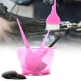 thumbnail image 2 of Flmtop 5Pcs Professional Hair Coloring Dyeing Brush Comb Ear Cover Mixing Bowl Tool Kit, 2 of 10