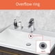 thumbnail image 3 of Ounissouiy Cubierta Universal para desbordamiento de fregadero, artesanía exquisita para aplicaciones amplias, orificio de fácil instalación, 6 Juegos de accesorios de baño, 3 of 6