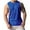 Blue, variant on Men's Sleeveless Tank Tops Muscle Fit for Workout Gym Casual Crew Neck Basic Summer Beach