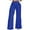 Blue, variant on yillto Women Wide Leg Pant High Waist Business Work Office Trousers Flowy Fashion Long Pants
