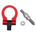 thumbnail image 5 of JDM Racing Aluminum Front Rear Trailer Ring Eye Towing Tow Hook Kit Hook Screw On Compatible with BMW 1 3 5, 5 of 5