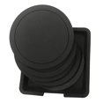 thumbnail image 4 of veasfak 7x Table Coaster Set Heat Resistant Placemat Holder for Home Kitchen black, 4 of 9