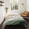 thumbnail image 4 of Sage Green Ombre Tapestry for Bedroom Wall Hanging Tapestry, Modern Abstract Geometric Art Ceiling Backdrop Tapestries Poster Blanket Wall Decor for Teens Room Living Room Dorm 39" x 59", 4 of 8