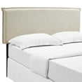 thumbnail image 2 of Camille Queen Upholstered Fabric Headboard - Beige, 2 of 4