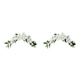 thumbnail image 1 of Ounissouiy Guirnalda de flores para puerta, colgante colgante, accesorios para el hogar, artificiales, sin rebabas, elegante, 75cm, decorativo Type1 NO1, 1 of 6