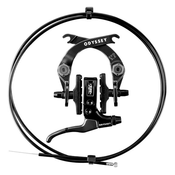 Odyssey Evolver 2.5 U-Brake Set Frt or Rr Caliper,Lever and Cable Black
