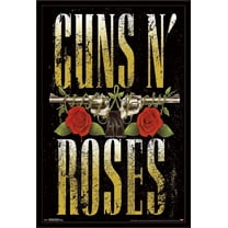 Guns N' Roses - Stacked Logo Wall Poster, 22.375" x 34", Framed
