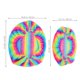 thumbnail image 5 of USHOBE 1Jgo Funda Decorativa De Asiento Y De Inodoro Con Tie-Dye En Y Cómoda, 5 of 6