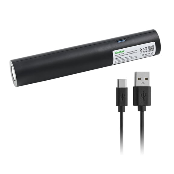 Kastar 1-Pack 5000mAh USB-C Rechargeable 75176 Battery, Compatible with PolyStinger LED HAZ-LO, Stinger Switchblade, Stinger 2020, Streamlight 78200 Stinger 2020 S 2000-Lumen Rechargeable Flashlight
