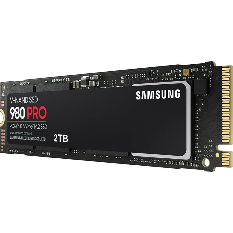 SAMSUNG 980 PRO SSD 2TB PCIe NVMe Gen 4 Gaming M.2 Internal Solid State  Drive Memory Card + 2mo Adobe CC Photography, Maximum Speed, Thermal  Control