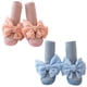 thumbnail image 1 of Laklulu Calcetines deportivos para bebé con lindo lazo Calcetines de piso antideslizantes para niños pequeños de 2 piezas adecuados para recién nacidos/bebés/niños pequeños, 1 of 5