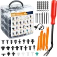 thumbnail image 1 of 845-Pc Auto Body Fastener Clip Kit for Fender Rivet Bumper and Door Trim Panel, 1 of 9