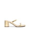 thumbnail image 2 of DREAM PAIRS Sandal Heels for Women Low Square Open Toe Block Chunky Heels Slip On Slides Mules for Party Homecoming Daily, 2 of 4