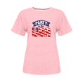 thumbnail image 4 of Fiudx Ofertas Relámpago Camiseta de Manga Corta con Cuello Redondo y Estampado de Bandera de Moda para Mujer, 4 of 4