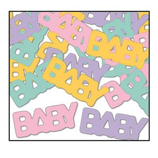 Beistle - 50616 - Baby Fanci-Fetti - Lot de 12