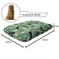 thumbnail image 2 of Hawaiian Pet Bed, Summer Time Tropical Composition of Palm Leaves Toucans and Endemic Jungle Flowers, Resistant Pad for Dogs and Cats Cushion with Removable Cover, 24" x 39", Multicolor, by Ambesonne, 2 of 4
