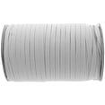 thumbnail image 1 of Minkissy 1 Rouleau Bande Élastique en Polyester Blanche pour Fabrication de Masques Projets DIY Tissu, 1 of 8