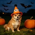 thumbnail image 5 of Gqtwoy Adjustable Pet Halloween Hat, Soft Comfortable Festive Accessories, Elastic Size for Party Cosplay, Pet Photography Props, Pet Costume for Holidays, 5 of 6