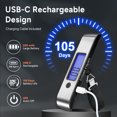 thumbnail image 4 of Travel Inspira USB-C Rechargeable Luggage Scale 110lb/50kg - Large Backlit Display - Stainless Steel - Portable Digital Hanging Scale for Suitcases, Bags, Packages (USB -C Charging Included), 4 of 12