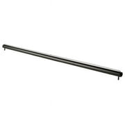 ARL48-B 48 in. Straight Hangrail, Black - Semigloss