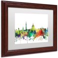 thumbnail image 2 of Trademark Fine Art "Washington DC Skyline SP" Canvas Art by Marlene Watson, White Matte, Wood Frame, 2 of 4