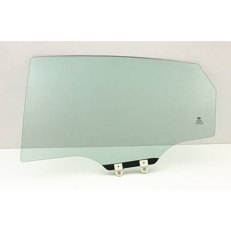 Rear Side Glass - For 2016-2017 Honda Civic 4 Door Sedan Driver/Left Side Rear Door Window Replacement Glass
