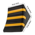 thumbnail image 2 of CHICHUMID 1Pack Black Rubber Triangular Wheel Chocks for RV Tires Anti-Slip Vehicle Stability, 2 of 6