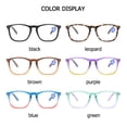 thumbnail image 3 of Fashion Big Frame Jelly Color Women Anti-UV Blue Rays Glasses Computer Goggles Eyeglasses Eyewear BLUE, 3 of 8