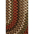 thumbnail image 2 of Colonial Brown Area Rug, Braided Textured Design, 2Ft. X 4Ft. Oval Runner Reversible, Washable Carpet, 2 of 2